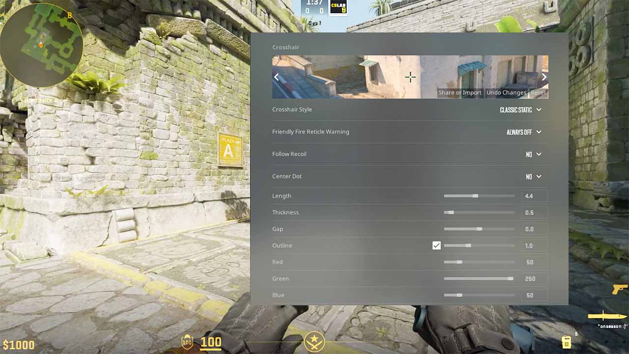 CS2 Crosshair Commands CS2 Crosshair Commands