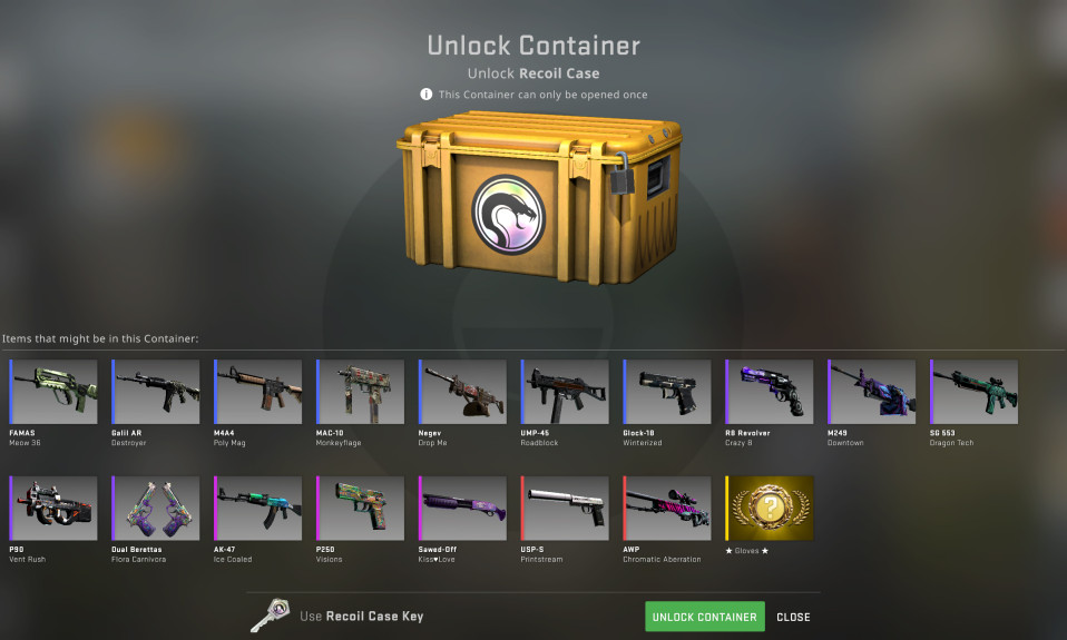 CS2 Recoil Case – New Drops