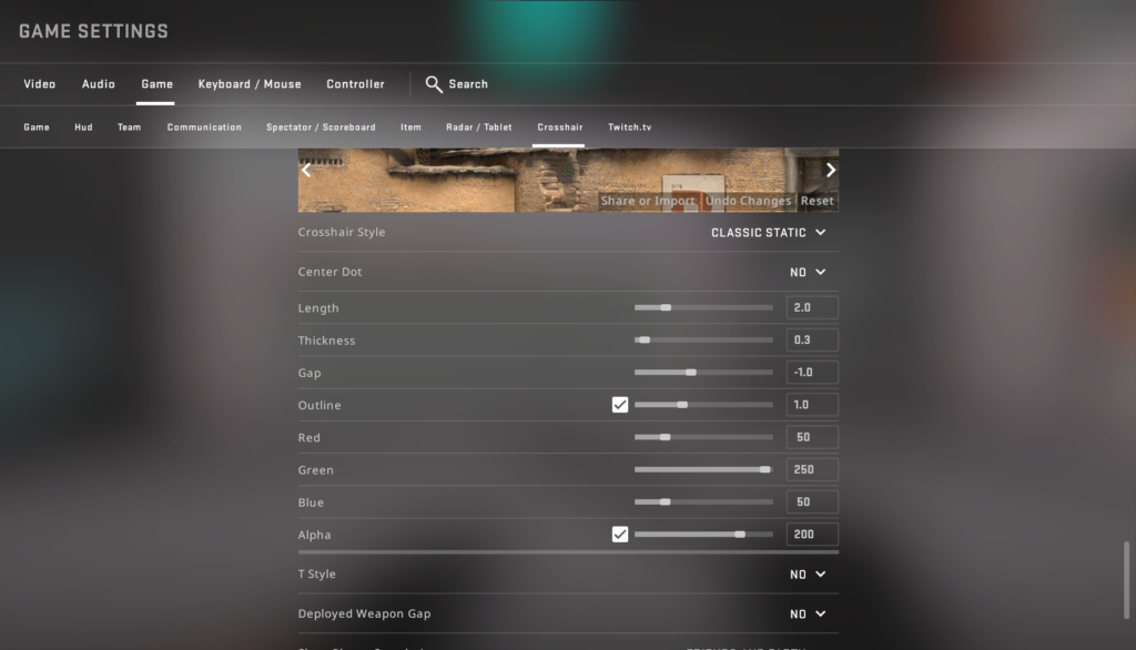 CS2 Square Crosshair CS2 Square Crosshair