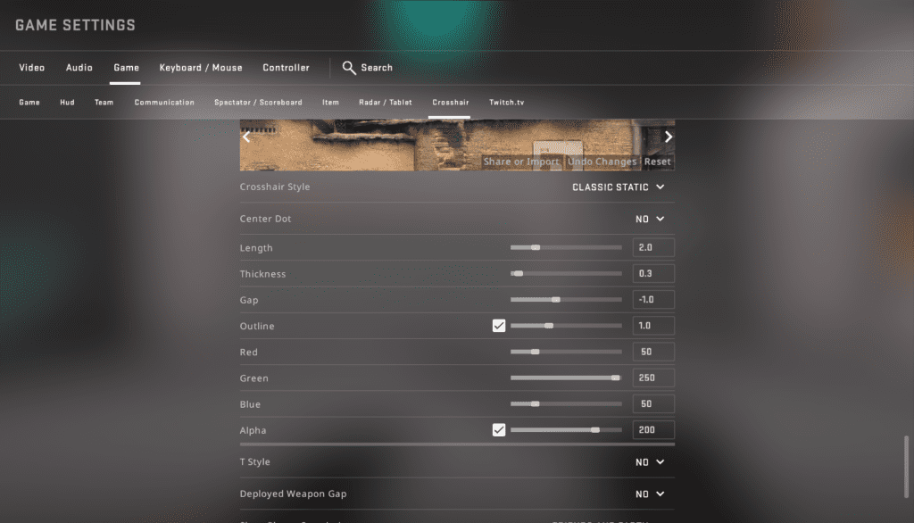 CS2 Square Crosshair CS2 Square Crosshair